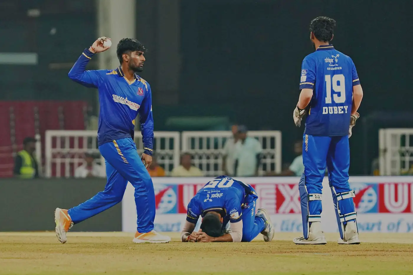 The wicket that broke the stand · Noida vs Meerut